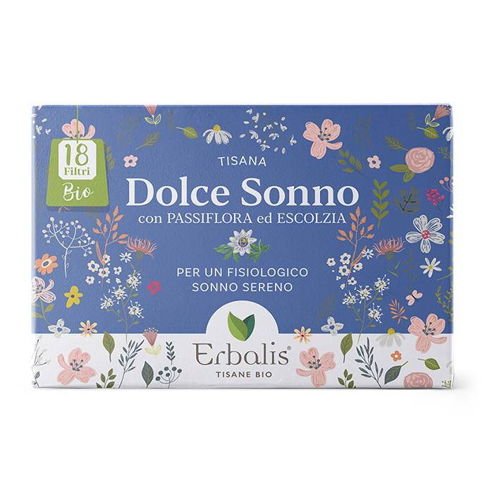 Tisana Dolce Sonno BIO con Melissa, Lavanda e Passiflora