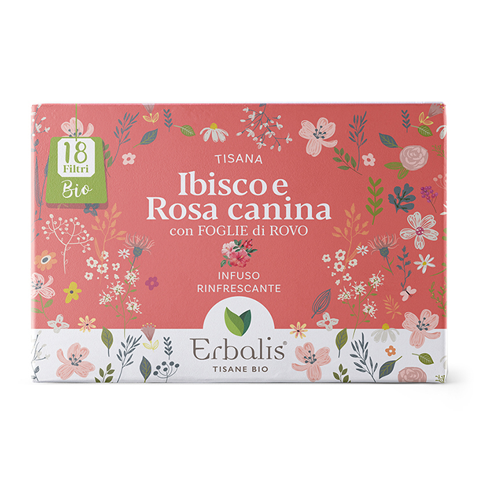 Tisana Ibisco e Rosa Canina BIO | Drenante e Antiossidante