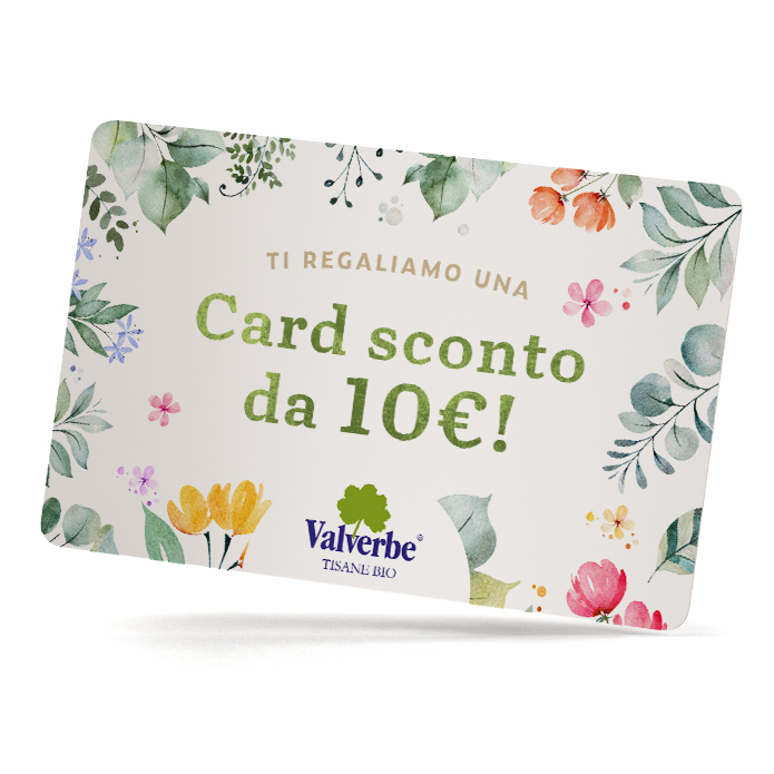Card sconto 10 € Omaggio!