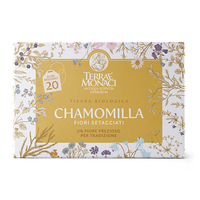 Tisana Chamomilla BIO Valverbe | Camomilla 20 Filtri