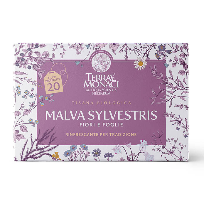 Tisana Malva Sylvestris BIO 20 Filtri | TerraeMonaci
