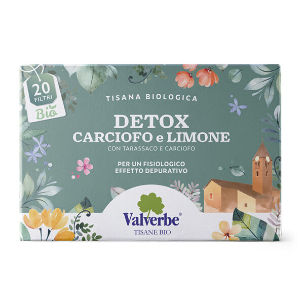 Tisana Detox Carciofo e Limone - Valverbe-30g-20Filtri