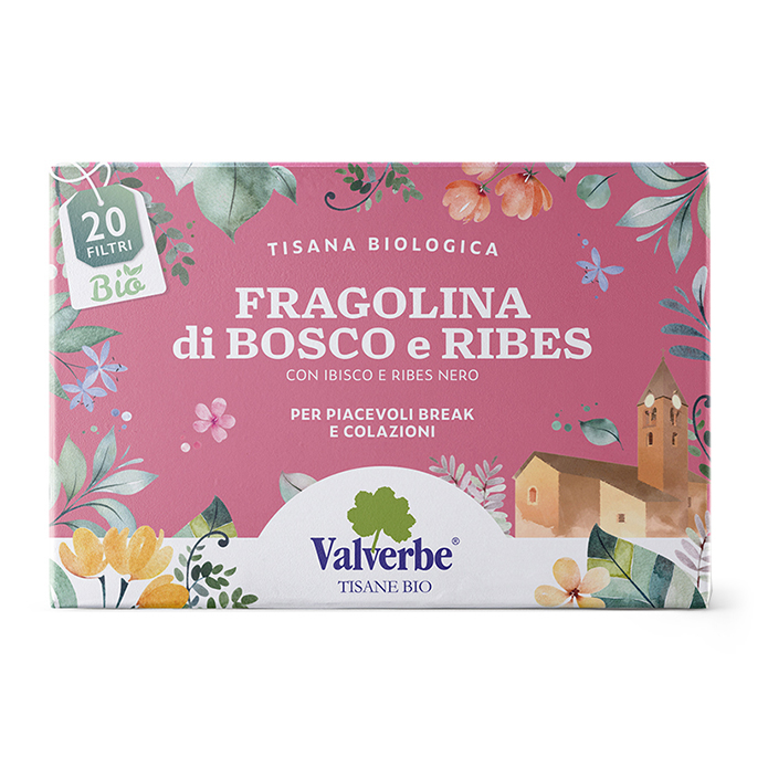 Tisana Fragolina di Bosco e Ribes -Valverbe-30g-20 Filtri