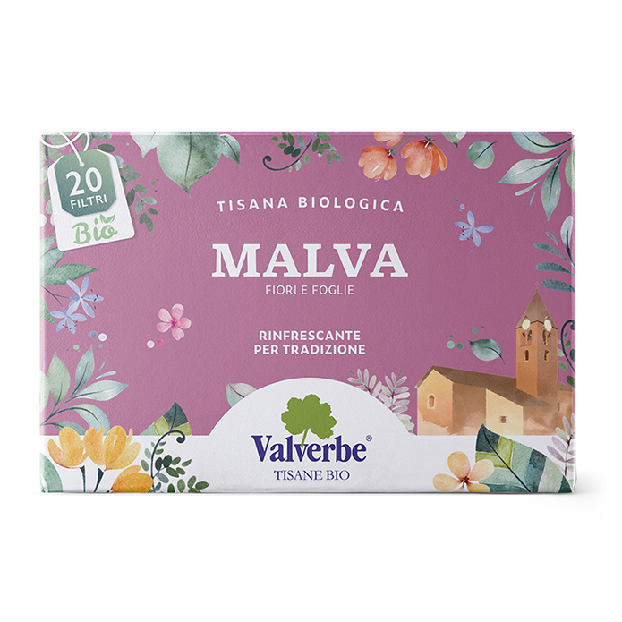 Tisana Malva Valverbe – Lenitiva e Rinfrescante - 20 Filtri