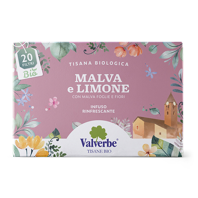 Tisana Malva e Limone - Valverbe 20g 20 Filtri