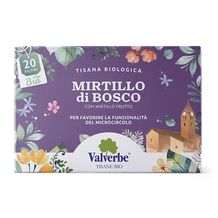 Tisana al Mirtillo di Bosco -Valverbe 30g 20 Filtri