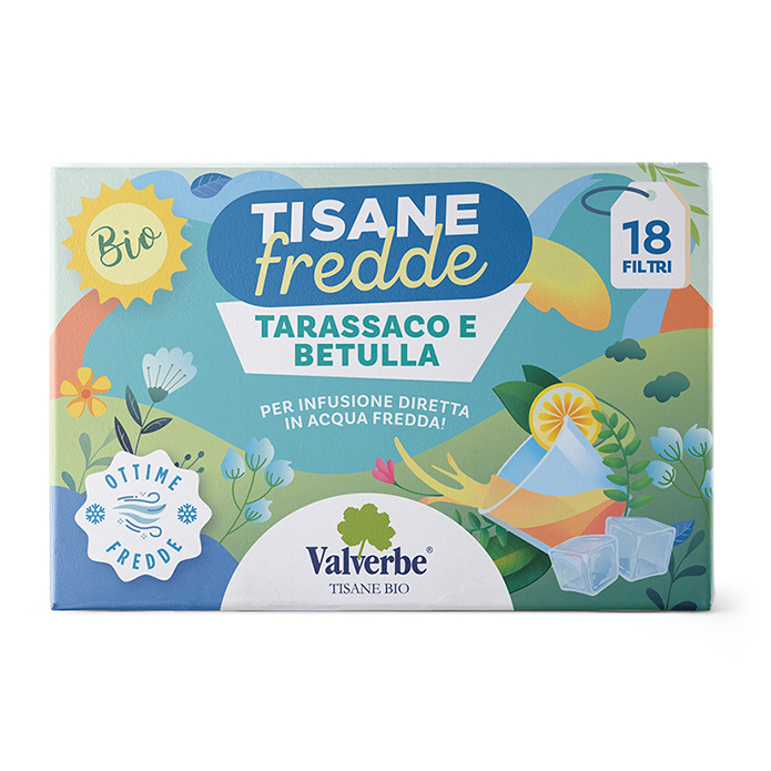 Tisane fredde Trasassaco e Betulla-Valverbe-27g-18 Filtri