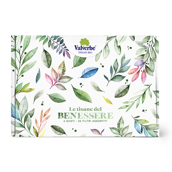 LE TISANE DEL BENESSERE-Confezione Multigusto Valverbe-48g- 36 Filtri