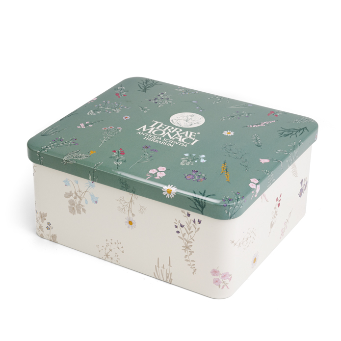 Scatola in Latta Vuota TerraeMonaci – Elegante Porta Tisane