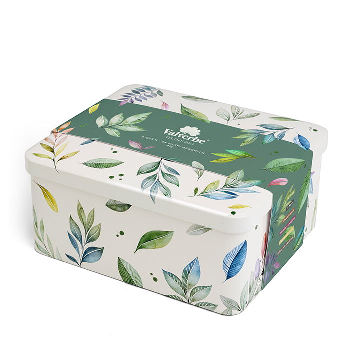 Boite métal 4 arômes - 72 filtres - 105 g. (Copia)