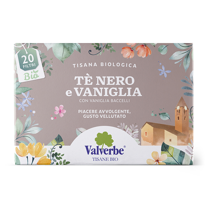 Tè Nero e Vaniglia- Valverbe-30g-20 Filtri