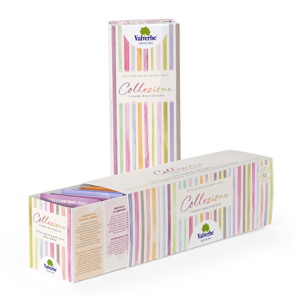 Multigusto slide Valverbe 15,4g-12 Filtri 6 Gusti diversi Color Bloom